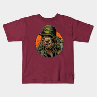 Sgt. Rockchuck Kids T-Shirt